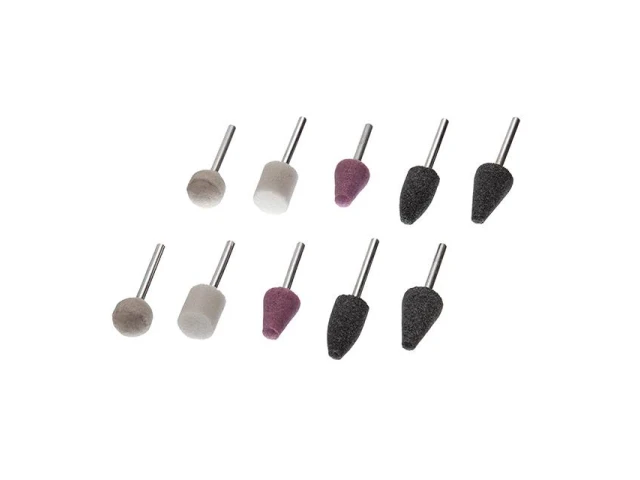 Набір шліфувальних каменів 10шт. INTERTOOL BT-0020 