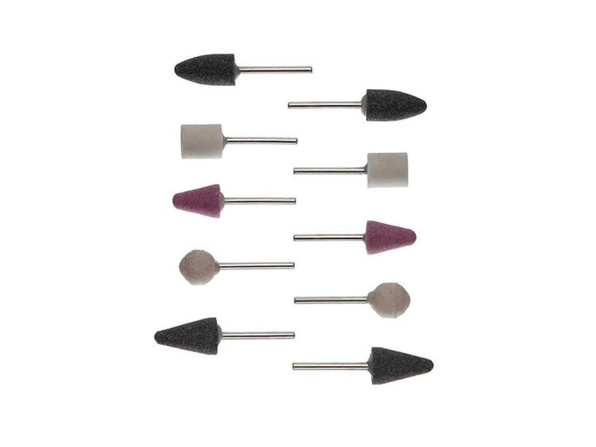 Набір шліфувальних каменів 10шт. INTERTOOL BT-0020 