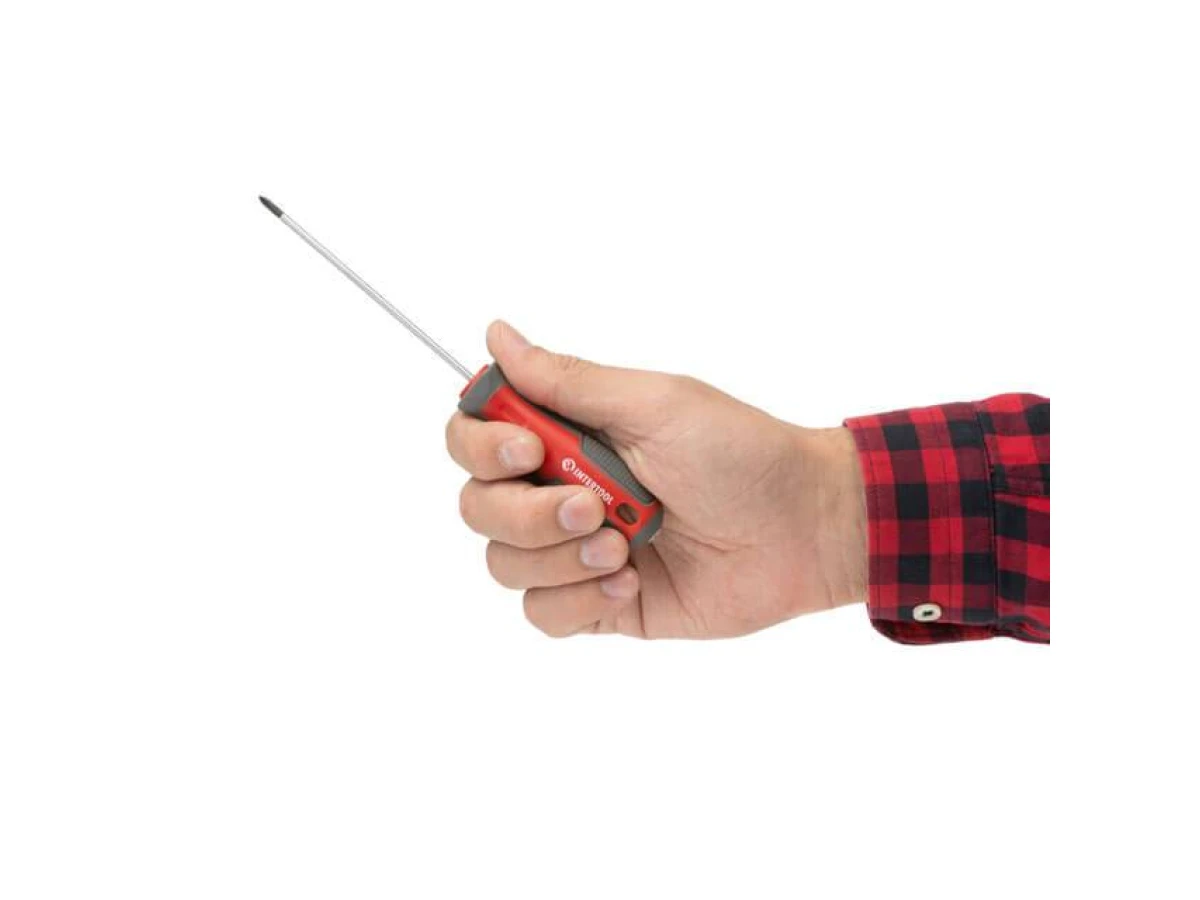 Викруткa PH0 * 100 мм, CR-V INTERTOOL VT-3314 