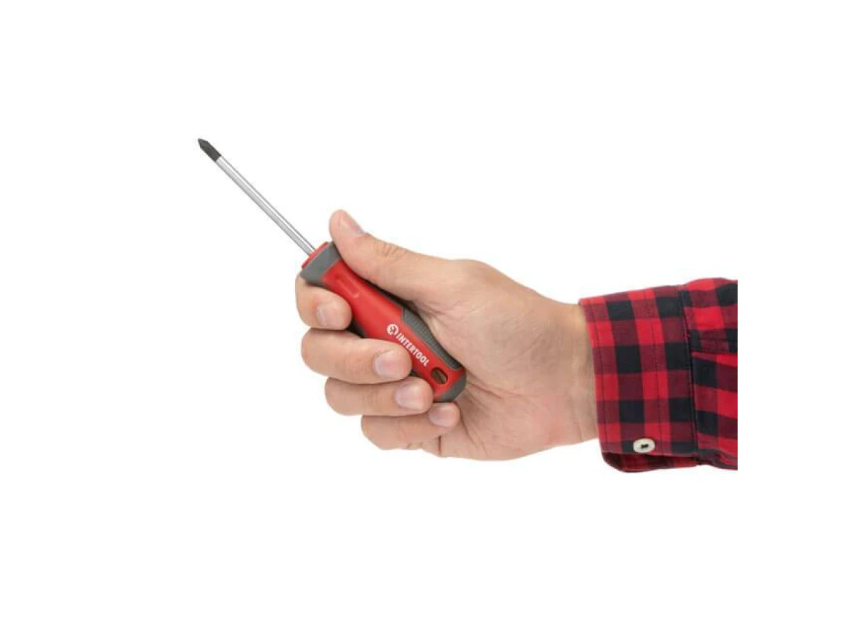 Викруткa PH1 * 75 мм, CR-V INTERTOOL VT-3315 