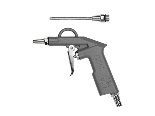 Пістолет для продування короткий з додатковим наконечником 80 мм INTERTOOL PT-0803 