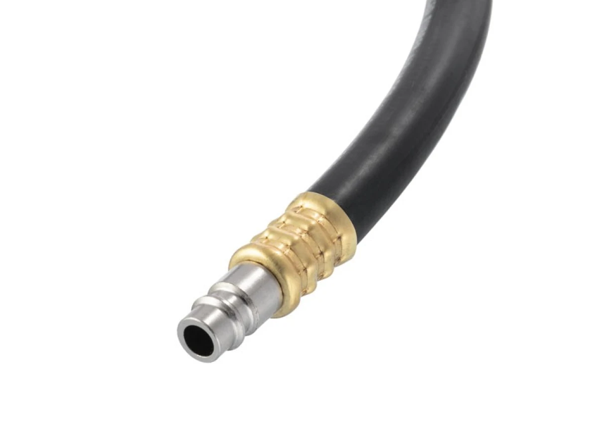 Шланг гумовий повітряний армований, 20 атм, 8*15 мм, 15 м, зі швидкороз'ємними з'єднаннями, STORM INTERTOOL PT-1738 