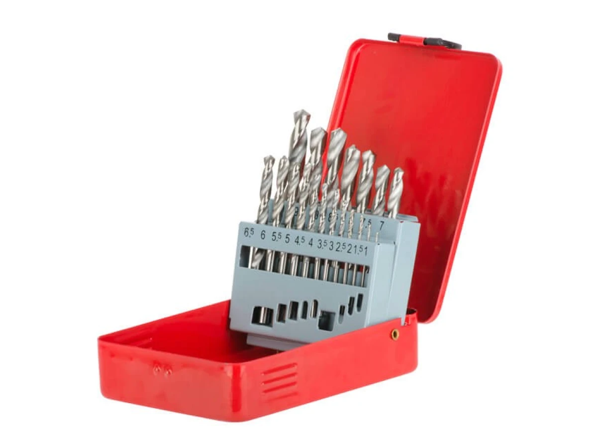 Набір свердел по металу HSS 19 од. (1.0-10.0), полірована сталь INTERTOOL SD-0119 