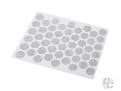 Заглушка самоклеющаяся на конфирмат хромикс белый F637