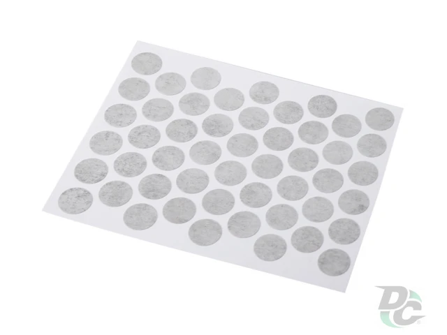 Заглушка самоклеющаяся на конфирмат хромикс белый F637 