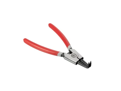 Щипці для зняття та установки стопорных кілець 150мм, вигнуті на розтиск INTERTOOL HT-7008