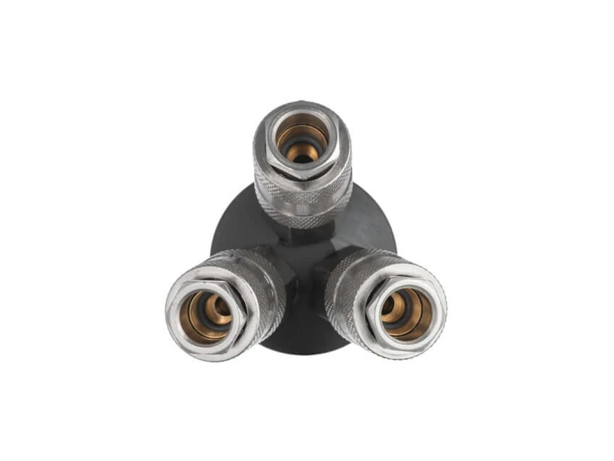 Розгалужувач повітря 1/4 "на 3 виходи, W-подібний, з швидкороз'ємними з'єднаннями, 10bar INTERTOOL PT-1853 