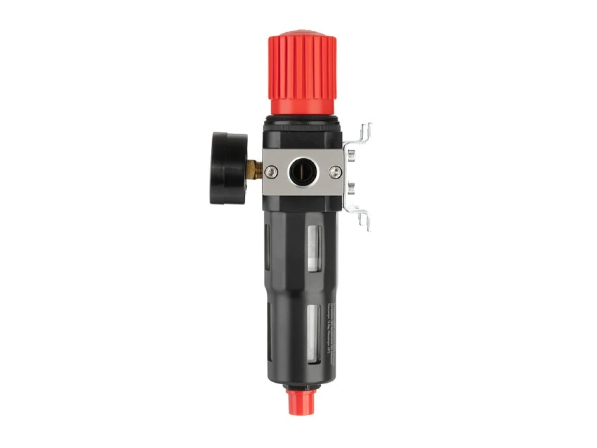 Фільтр для очищення повітря з редуктором 1/2", 5 мкм, 2500 л/хв., метал, професійний INTERTOOL PT-1418 