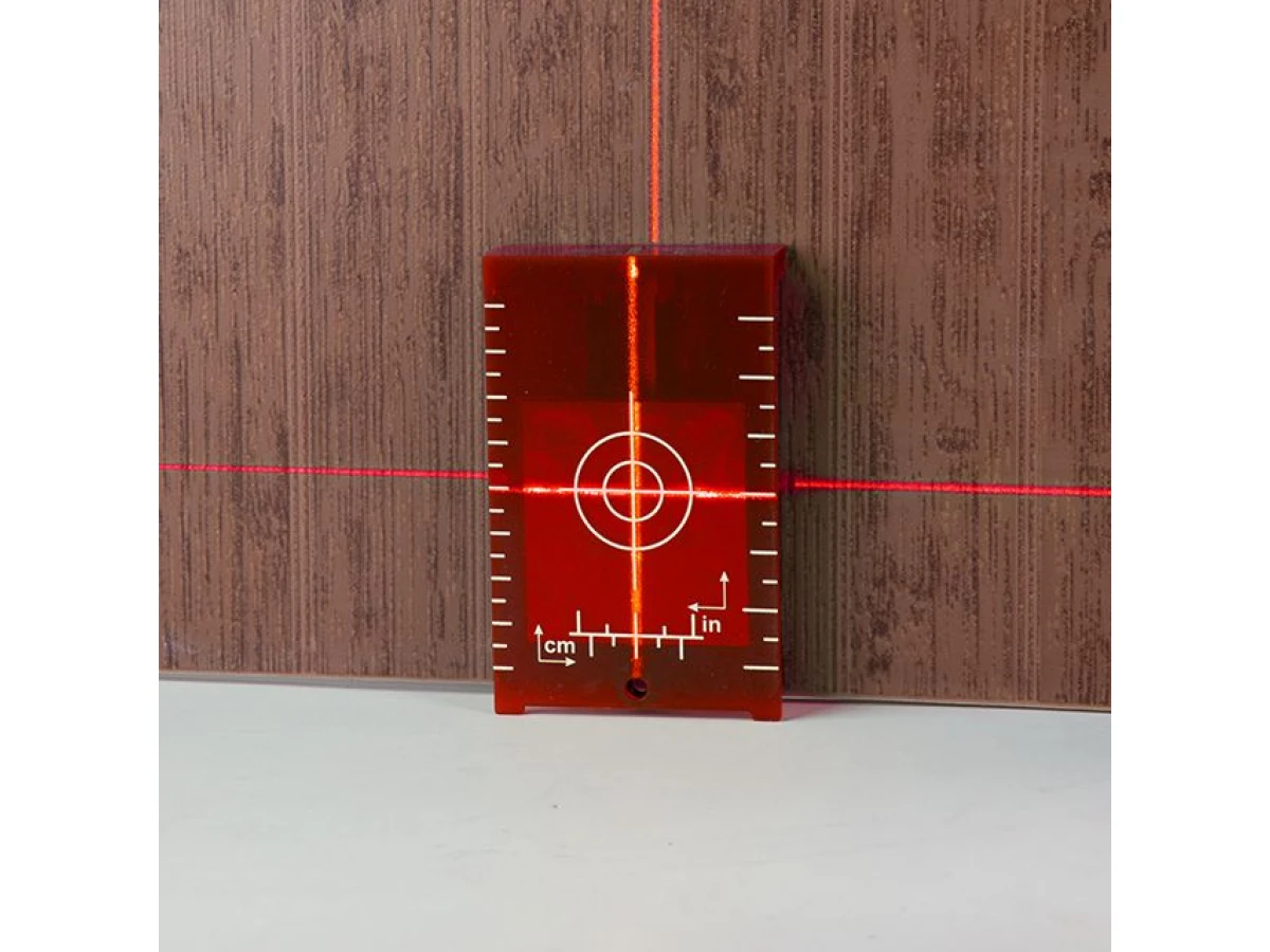 Мишень + очки для лазерного уровня, для красного лазера INTERTOOL MT-3066 