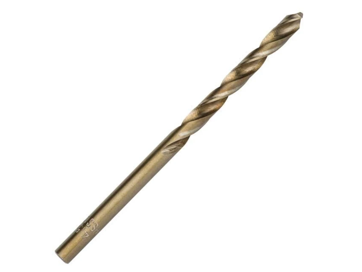 Свердло кобальтове по металу 4.5 мм HSS-Co, DIN 338 INTERTOOL SD-5445 
