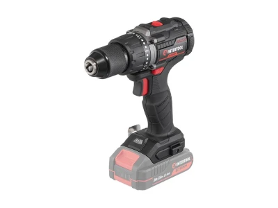 Дриль-шурупокрут акумуляторний з безщітковим двигуном 20 В, 60 Nm, 0-500/0-2000 об/хв., 2-13 мм, без ЗП та АКБ INTERTOOL WT-9360