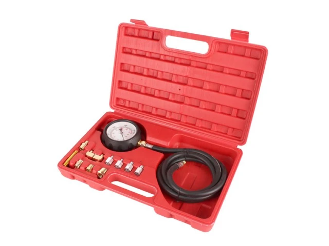 Тестер тиску мастила в двигуні та АКПП, 12 предметів INTERTOOL AT-4007 