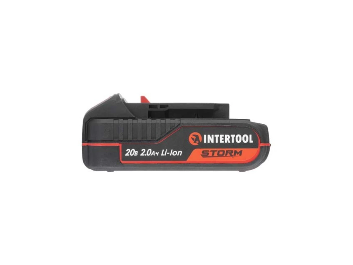 Акумулятор 20 В, Li-ion, 2.0 Аг, індикатор рівня заряду INTERTOOL WT-0340 
