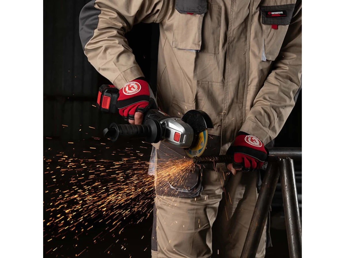 Куртка робоча 2 в 1, 100% бавовна, щільність 180 г / м2, M INTERTOOL SP-3032 