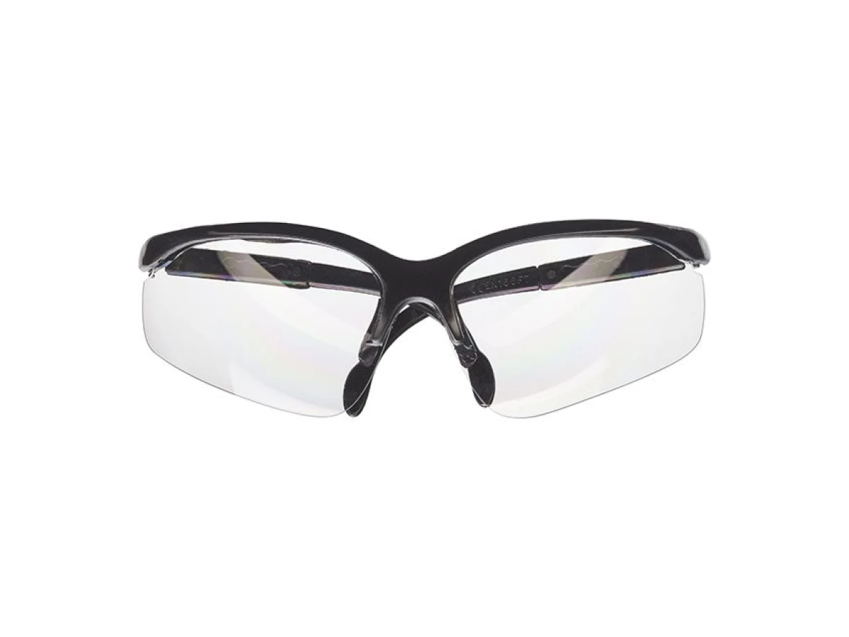 Очки защитные прозрачные, материал линз поликарбонат, материал заушников поликарбонат черного цвета,защита от удара, оптический класс 3 INTERTOOL SP-0089 