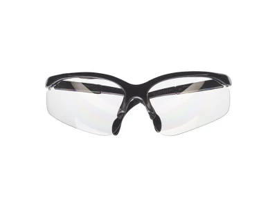 Очки защитные прозрачные, материал линз поликарбонат, материал заушников поликарбонат черного цвета,защита от удара, оптический класс 3 INTERTOOL SP-0089