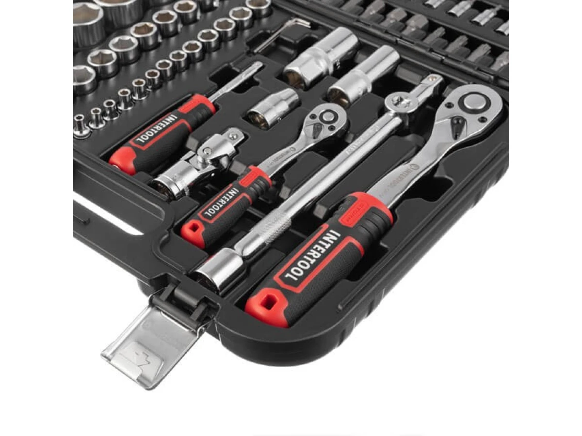 Набір інструментів 1/2" & 1/4", 94 од., Cr-V STORM INTERTOOL ET-8094 