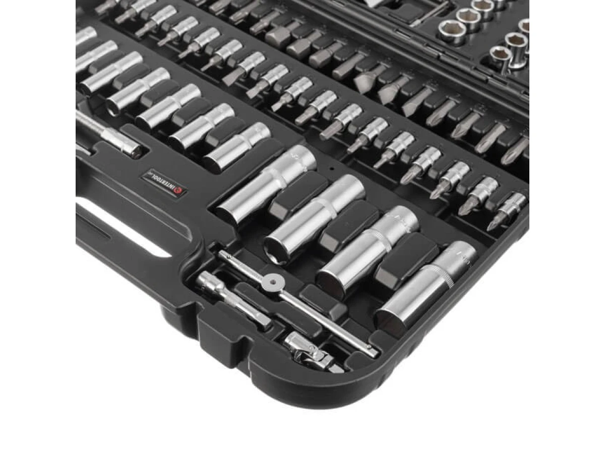 Набір інструментів 1/2" & 1/4", 94 од., Cr-V STORM INTERTOOL ET-8094 