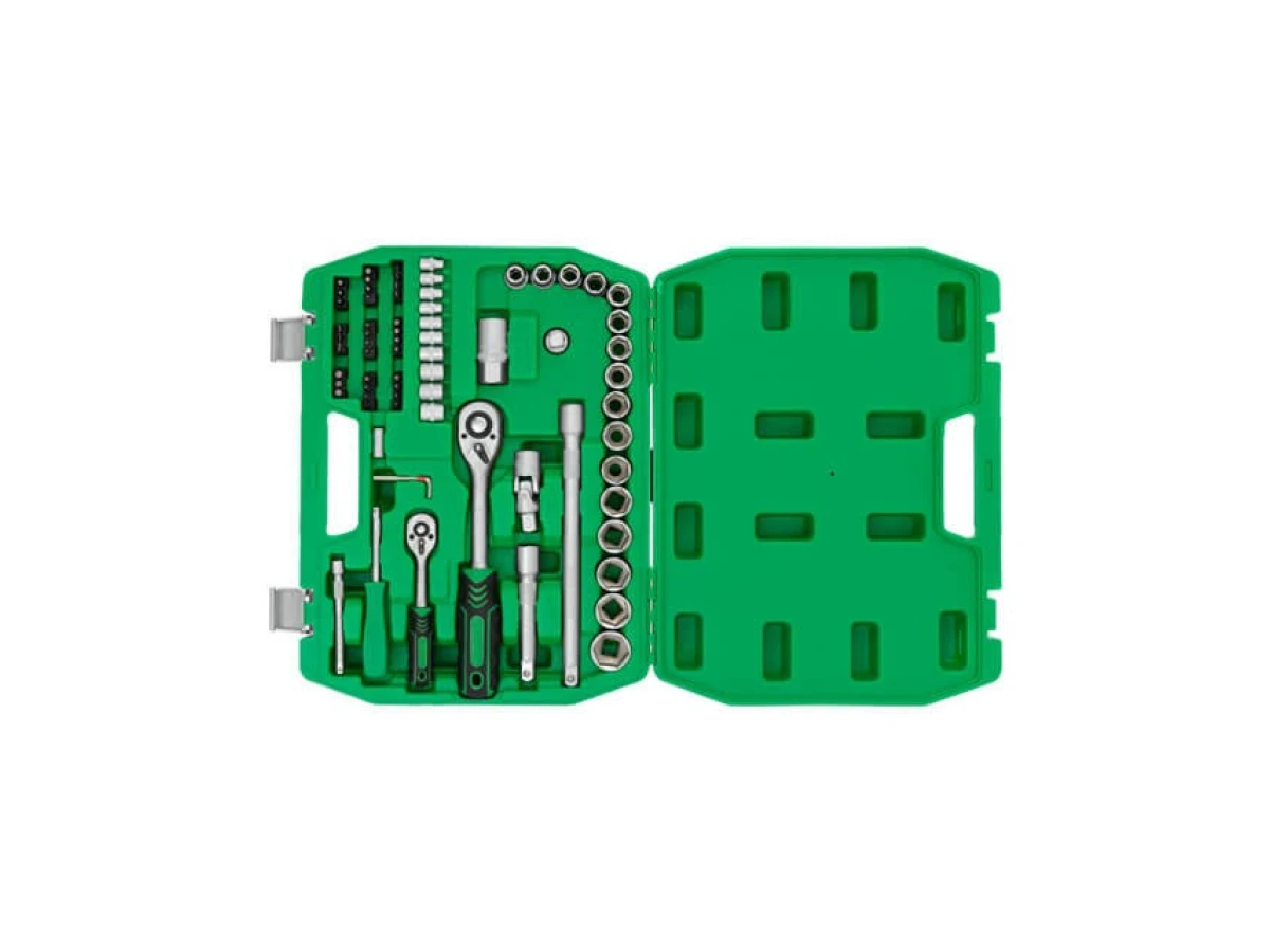 Набір інструментів 1/2" & 1/4", 72 од. INTERTOOL ET-6072SP 