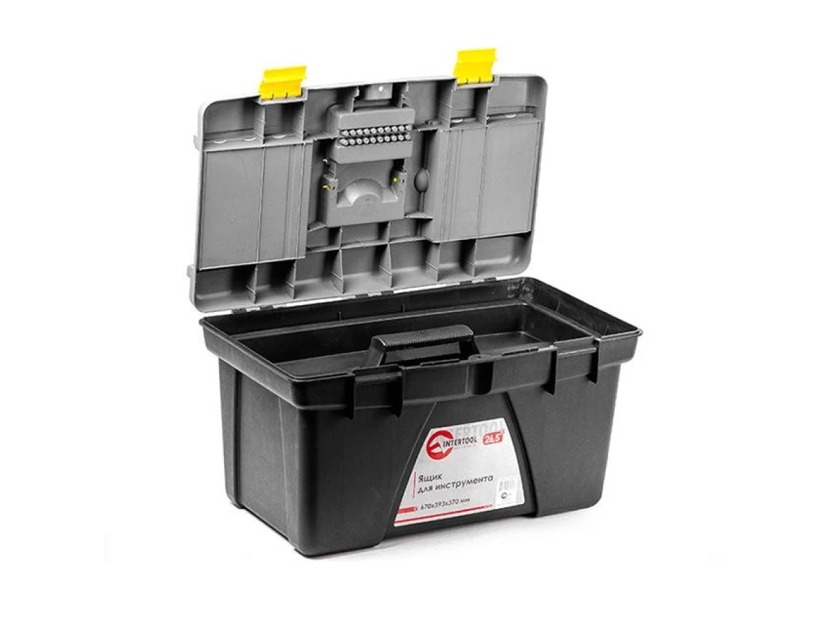 Ящик для інструменту 26.5" 670*393*370 мм INTERTOOL BX-0326 