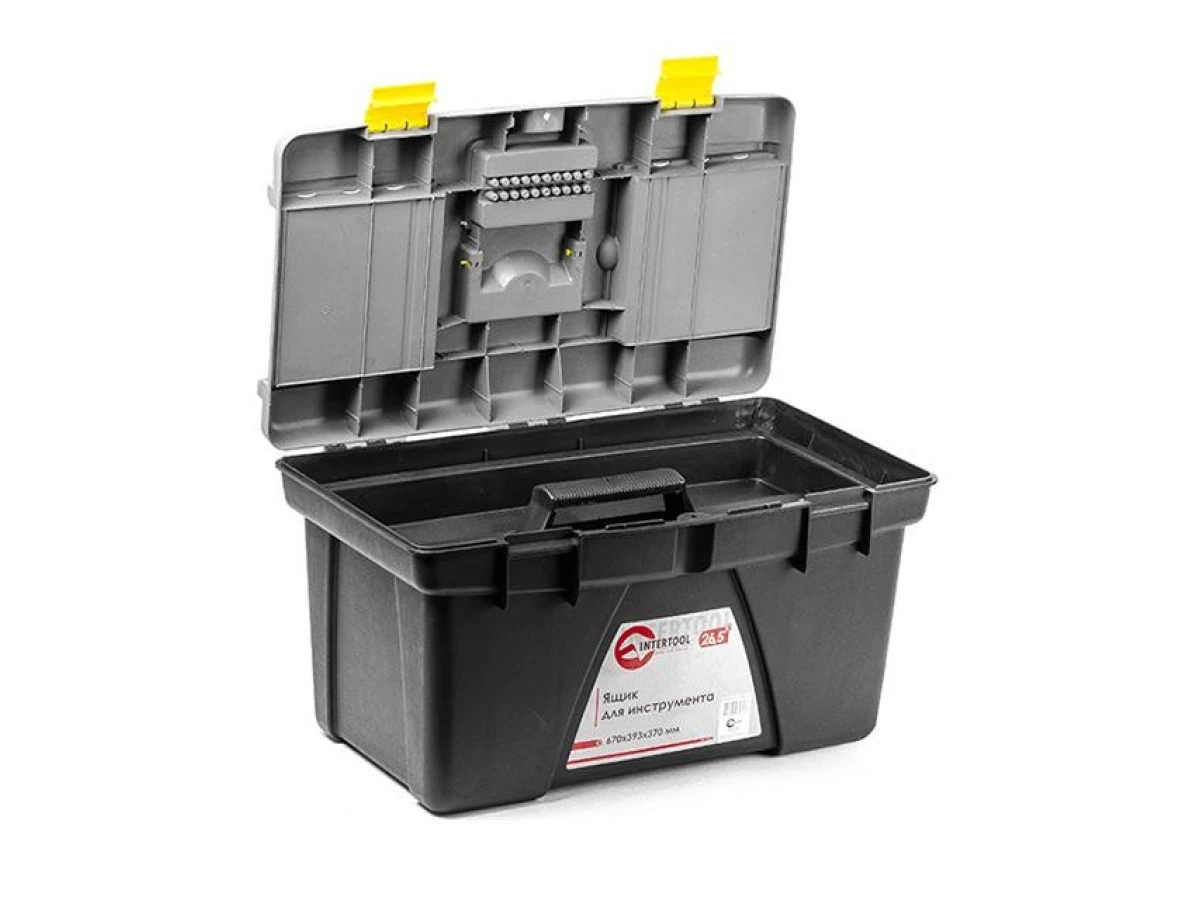 Ящик для інструменту 26.5" 670*393*370 мм INTERTOOL BX-0326 