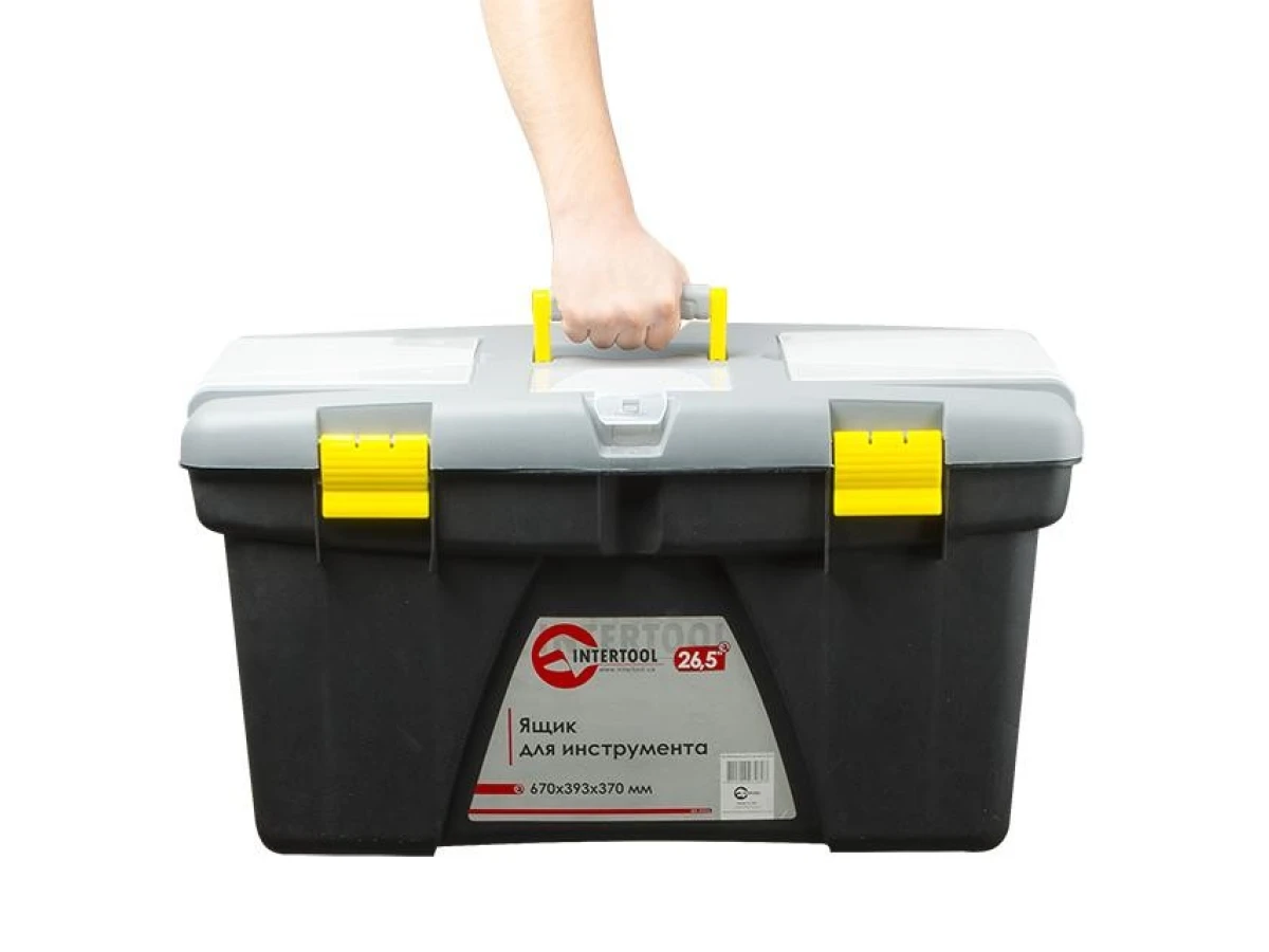 Ящик для інструменту 26.5" 670*393*370 мм INTERTOOL BX-0326 