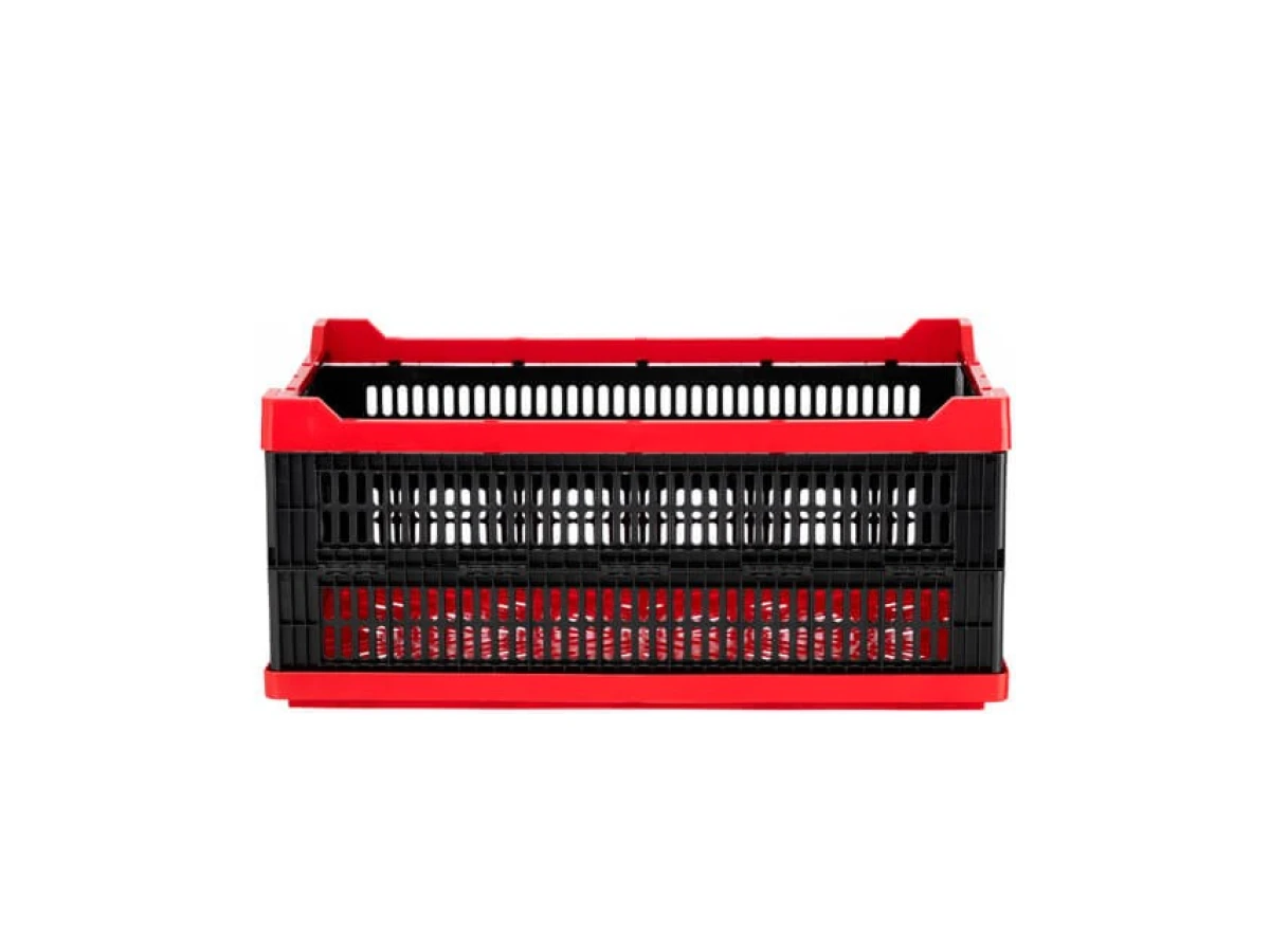 Ящик складной, пластиковый, загрузка 30 кг, 47 л, 600*400*260 мм, материал 100% первичный пищевой ПЭ INTERTOOL BX-6426 