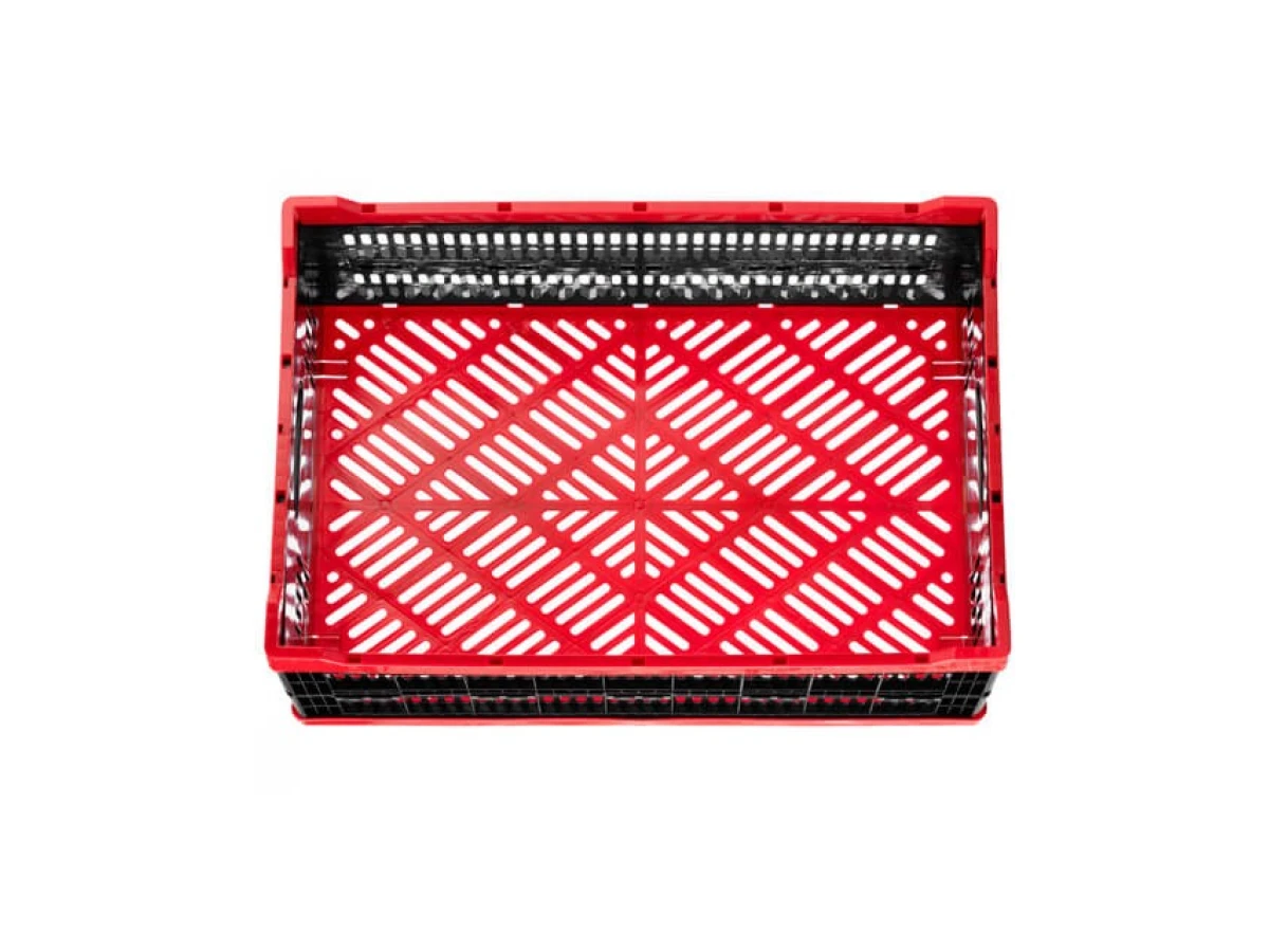 Ящик складной, пластиковый, загрузка 30 кг, 47 л, 600*400*260 мм, материал 100% первичный пищевой ПЭ INTERTOOL BX-6426 