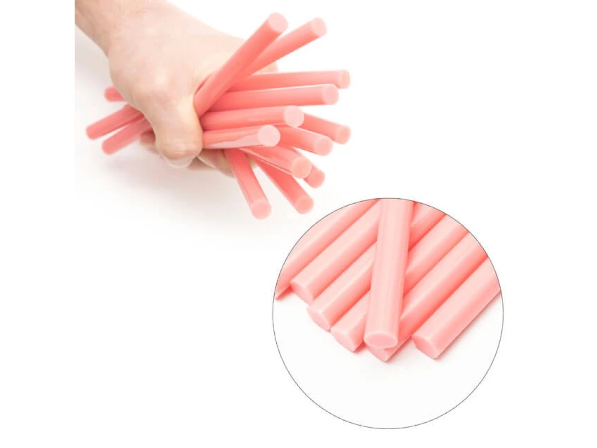 Комплект стрижнів клейових рожевих 11,2 мм * 200 мм, 12 шт. INTERTOOL RT-1046 