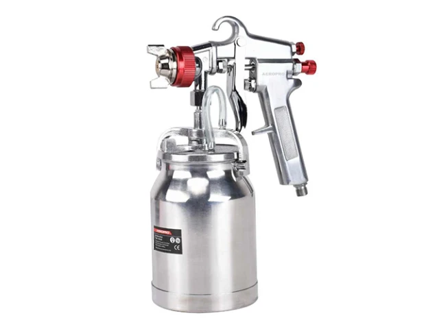 Пистолет окрасочный пневматический тип НР, нижний металлический бачок, форсунка 1,8 AEROPRO PQ-2U-1.8 