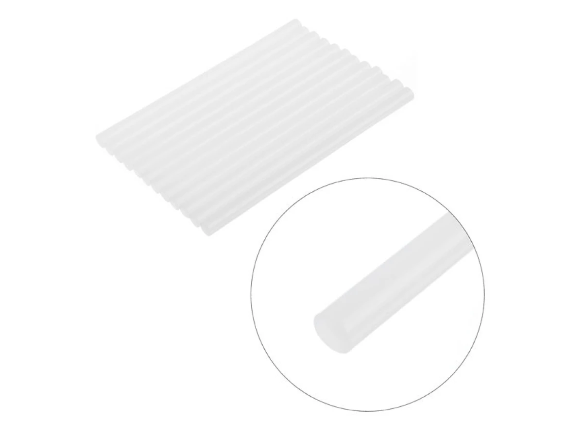 Комплект стрижнів клейових білих 11,2 мм * 200 мм, 12 шт INTERTOOL RT-1022 