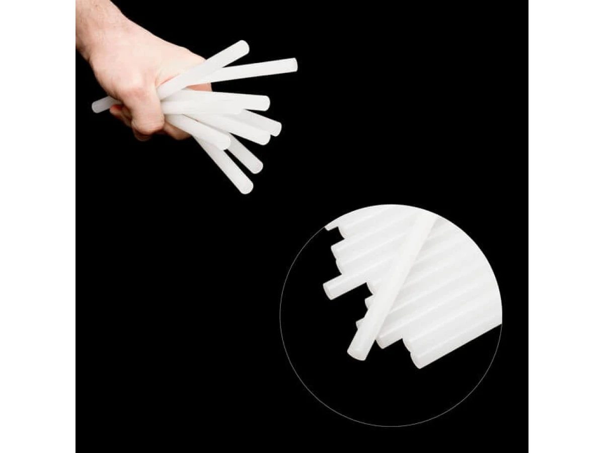 Комплект стрижнів клейових білих 11,2 мм * 200 мм, 12 шт INTERTOOL RT-1022 