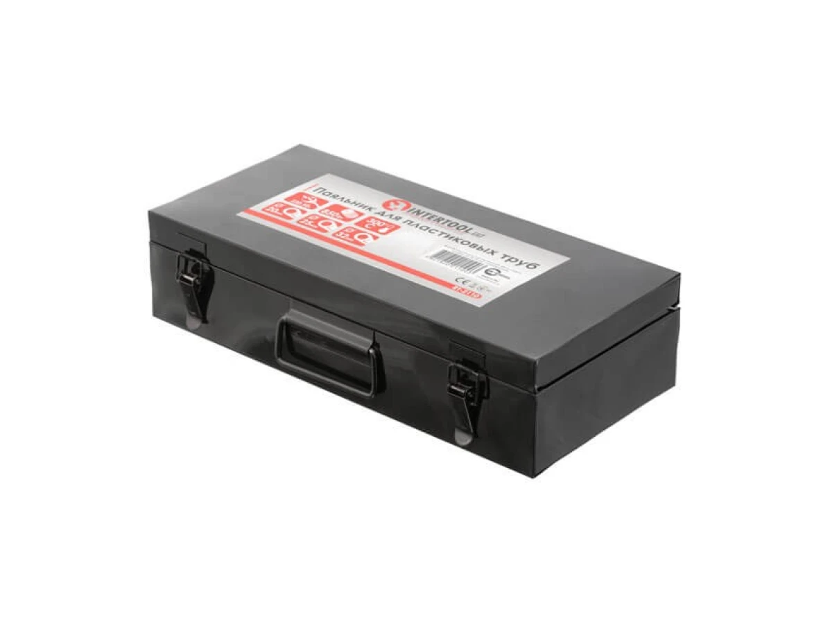 Паяльник для пластикових труб, 850 Вт, 0-300°C, насадки 20, 25, 32 мм, металевий кейс INTERTOOL RT-2110 