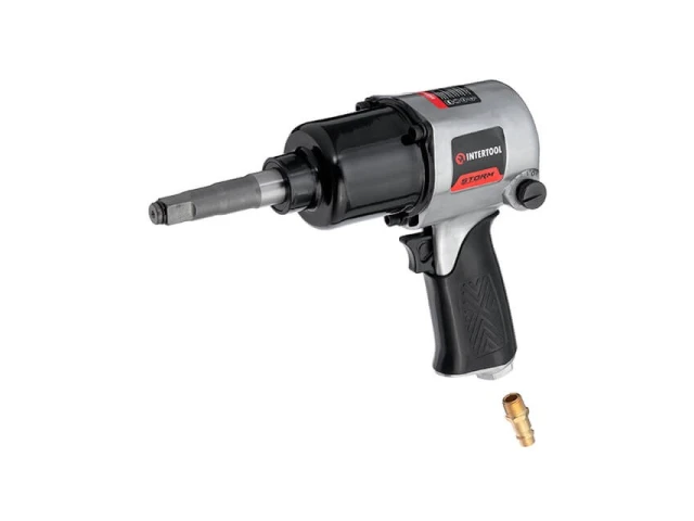 Гайковерт пневматичний, 1/2", 576 Нм., професійний, 7500 об/хв. INTERTOOL PT-1103 
