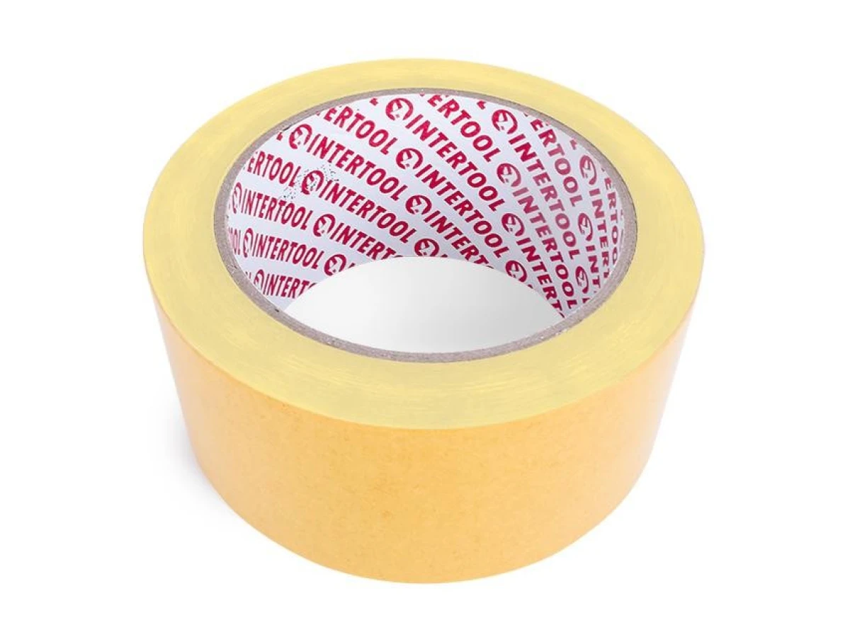 Скотч двосторонній 50мм * 25м на поліпропіленовій основі INTERTOOL KT-0953 