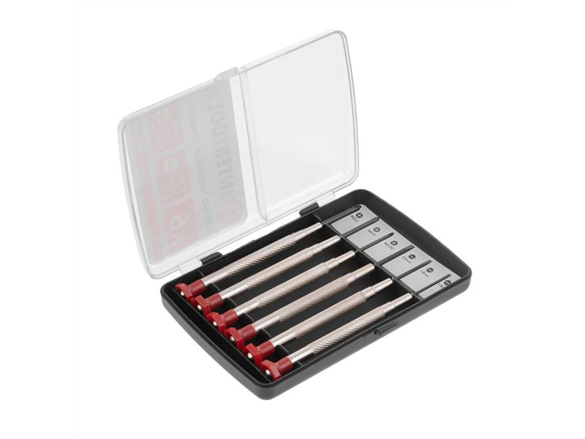 Набір годинникових викруток 6 од. INTERTOOL HT-0436 