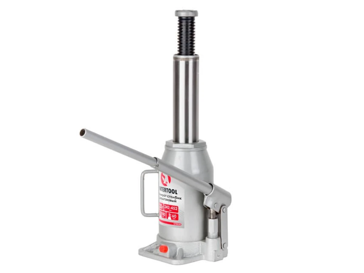 Домкрат "столбик" одноштоковый 20 т INTERTOOL GT0028 