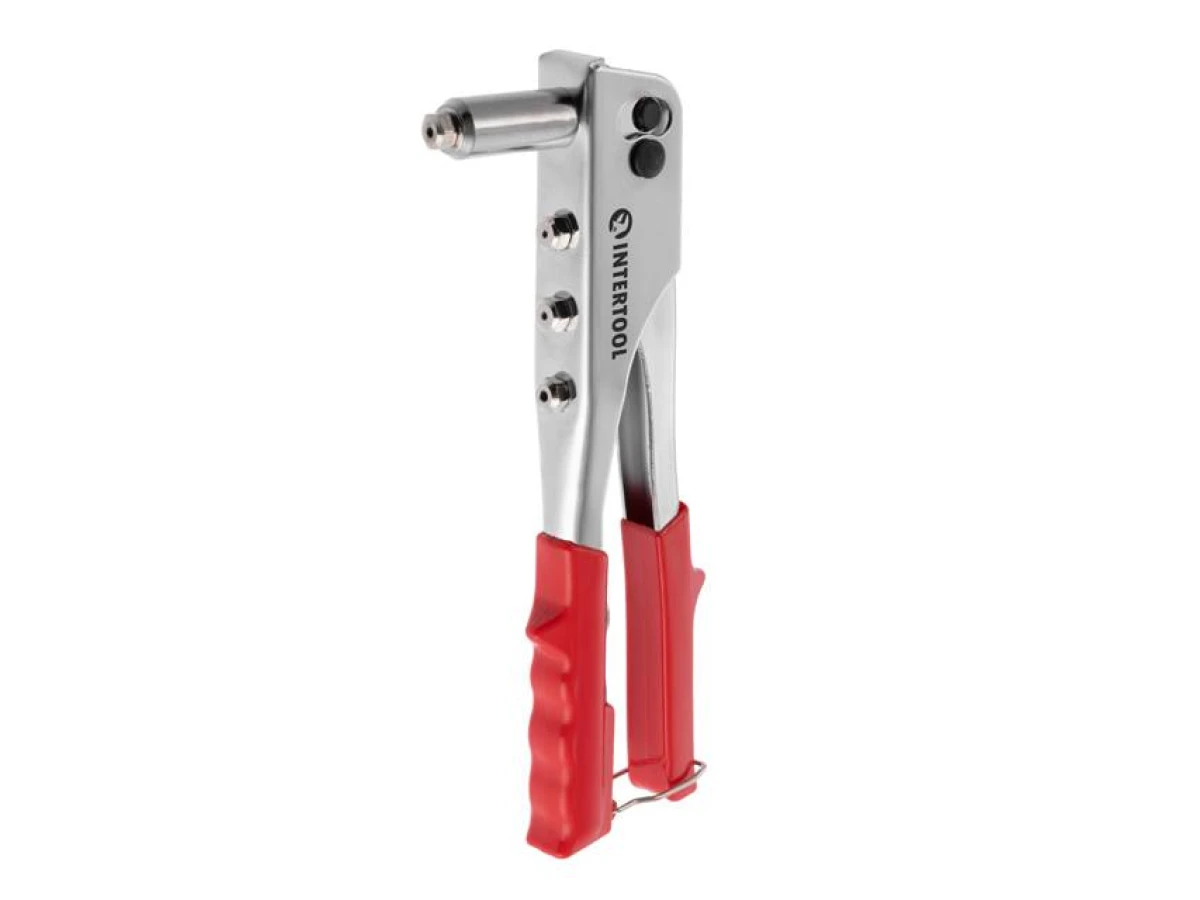 Пістолет заклепувальний ручний посилений, діаметр заклепки 2.4; 3.2; 4; 4.8 мм INTERTOOL RT-0004 