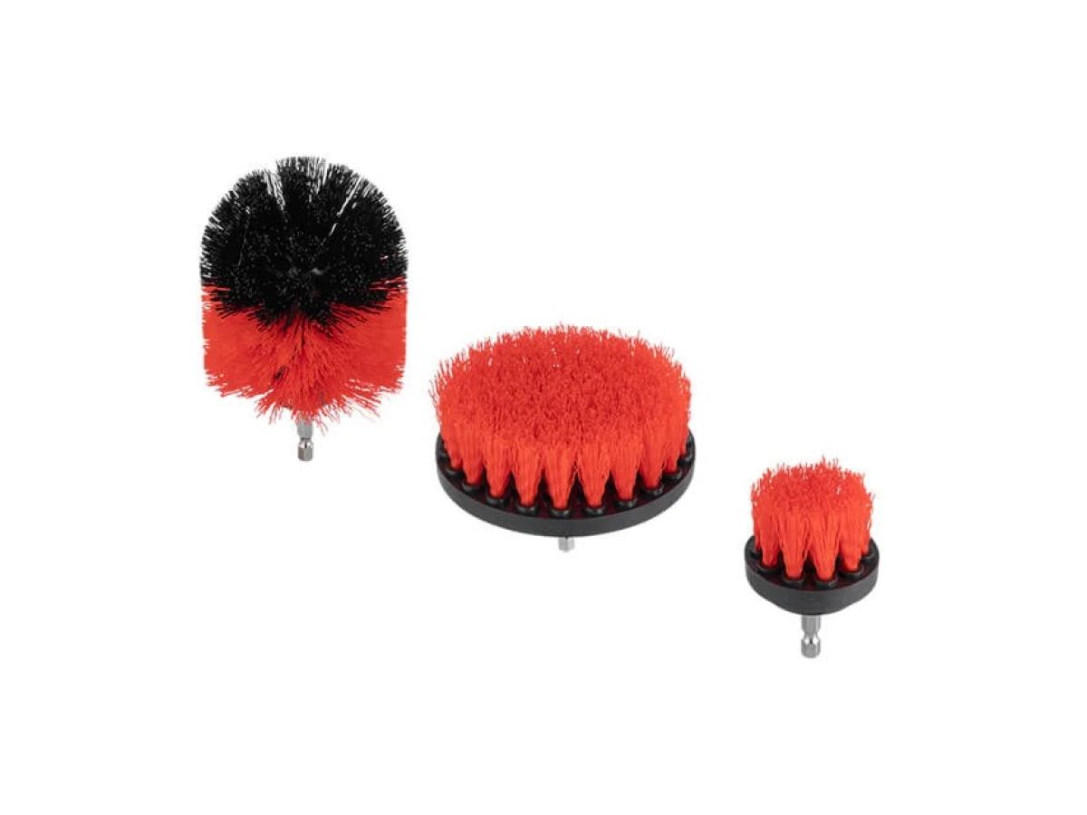 Набір щіток нейлонових для дрилі, 51, 83, 102 мм INTERTOOL BT-0301 
