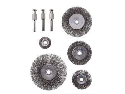 Набір щіток дротяних для дриля 5 од., 1/4