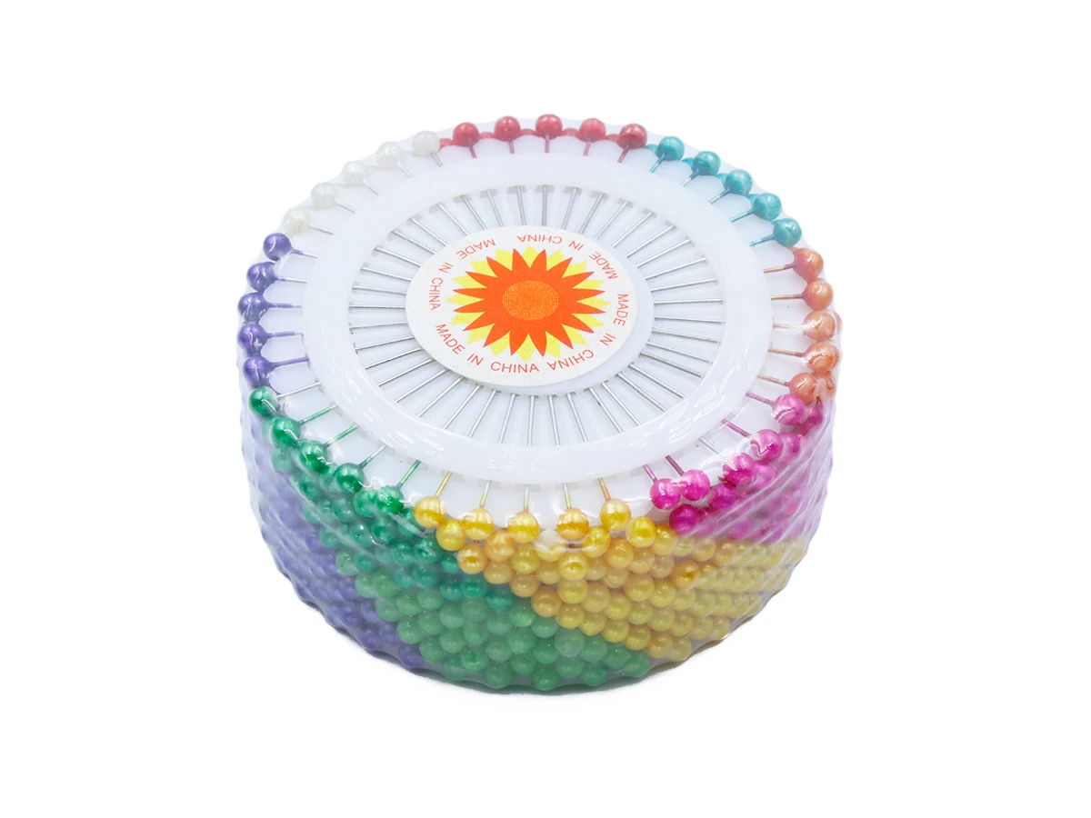 Булавки портновские круглые маленькие головки 