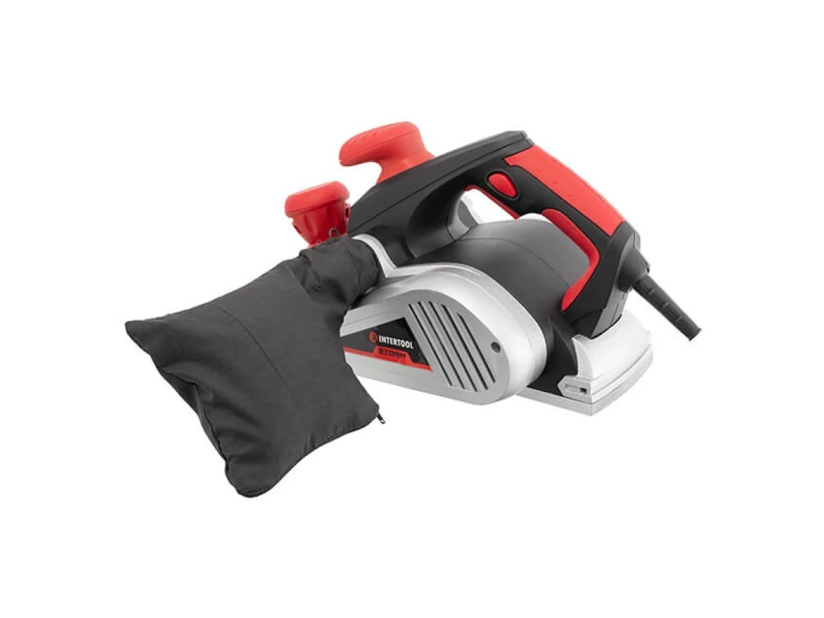 Рубанок электрический 1300 Вт, 16000 об/мин, нож 110 мм, 0-3.5 мм INTERTOOL WT-0711 