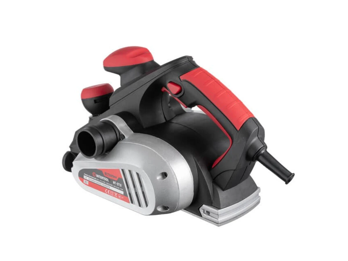 Электрорубанок 850 Вт, 16000 об/мин, нож 82 мм, 0-3 мм INTERTOOL WT-0710 