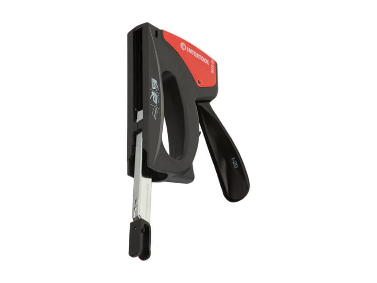 Степлер будівельний під скобу 11.3 * 0.70 * 6-14 мм (пластиковий корпус) INTERTOOL RT-0120 