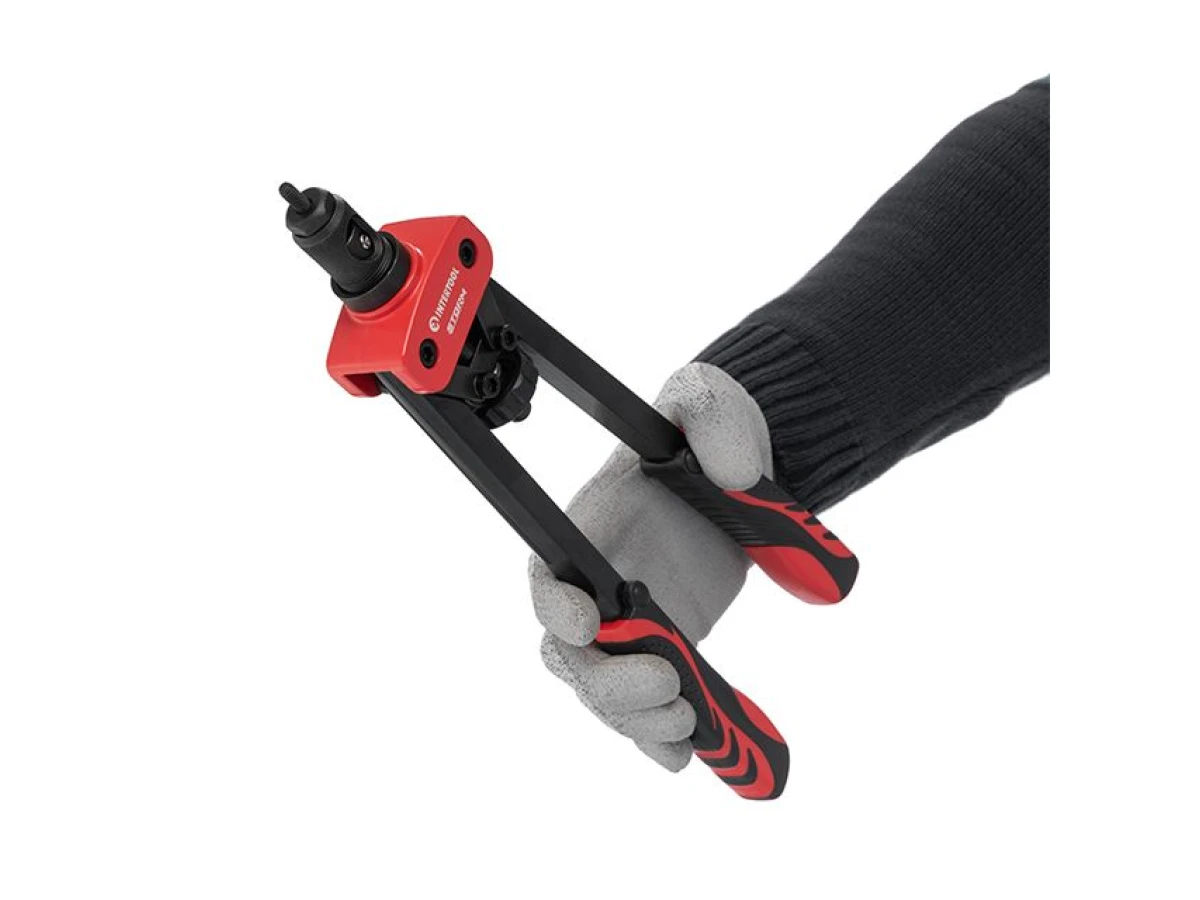 Пістолет заклепувальний для різьбових заклепок 360 мм, застосовувана заклепка M3; M4; M5; M6; M8; M10, Storm INTERTOOL RT-0020 