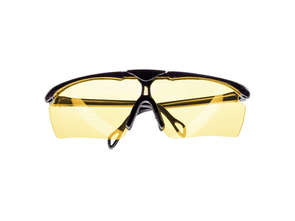 Очки защитные желтые, материал PC,противоударные, оптический класс 3 INTERTOOL SP-0091 