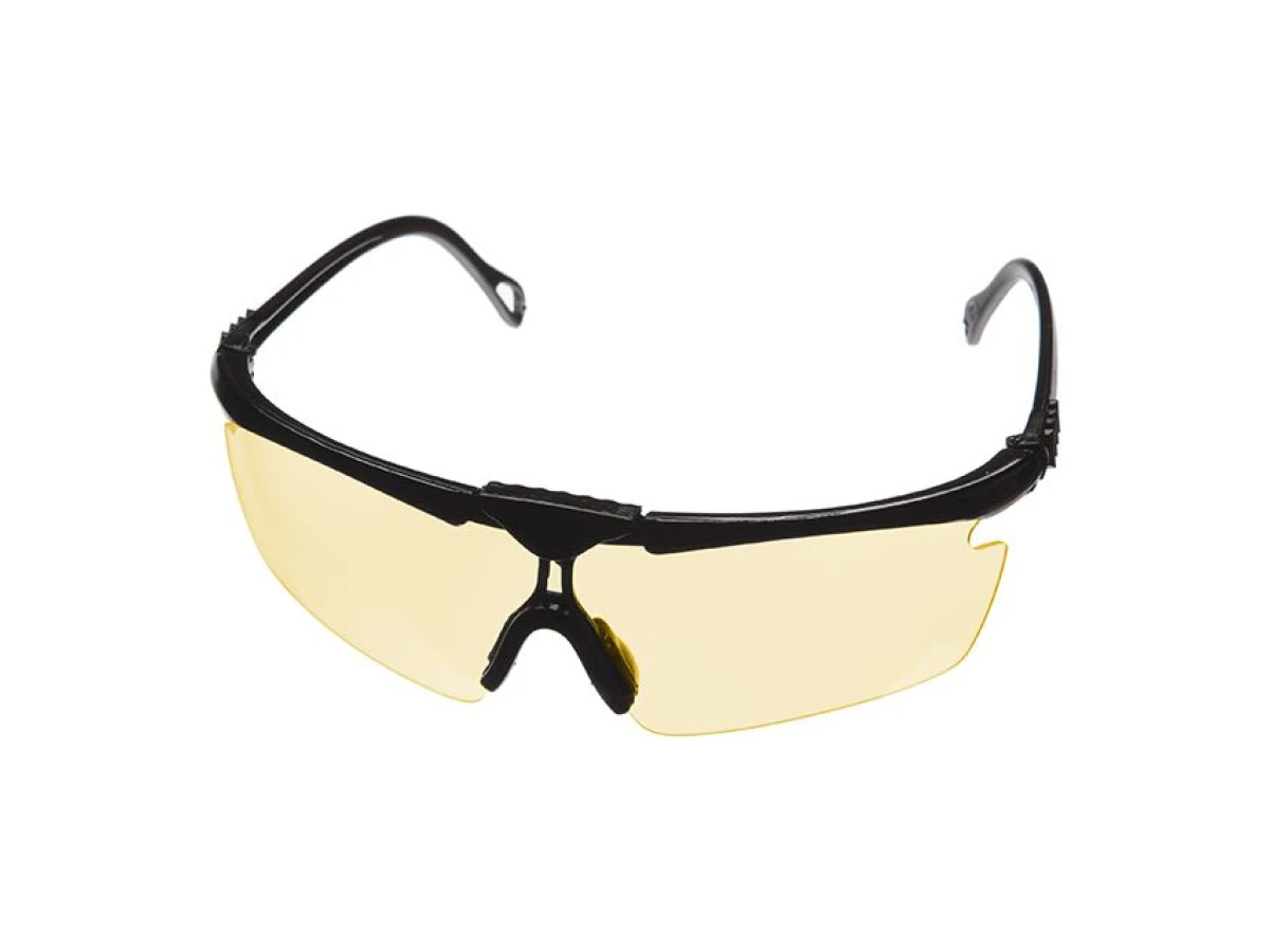 Очки защитные желтые, материал PC,противоударные, оптический класс 3 INTERTOOL SP-0091 