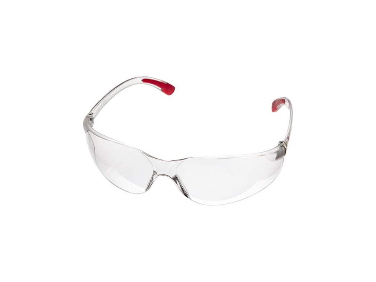 Очки защитные прозрачные, материал линз поликарбонат, материал заушников поликарбонат, защита от удара INTERTOOL SP-0087 