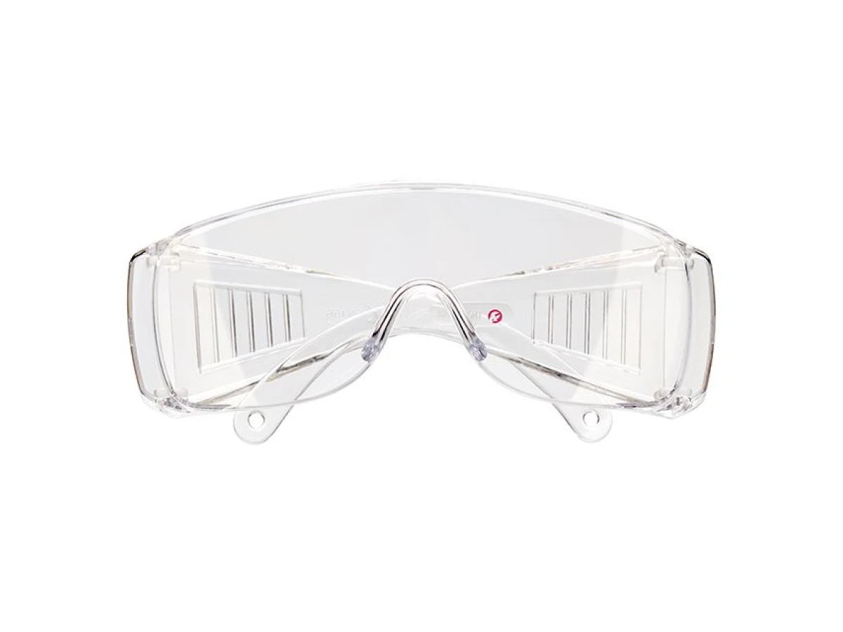 Очки защитные прозрачные, материал линз поликарбонат, материал заушников поликарбонат,защита от удара,оптический класс 1 INTERTOOL SP-0081 
