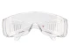 Очки защитные прозрачные, материал линз поликарбонат, материал заушников поликарбонат,защита от удара,оптический класс 1 INTERTOOL SP-0081 